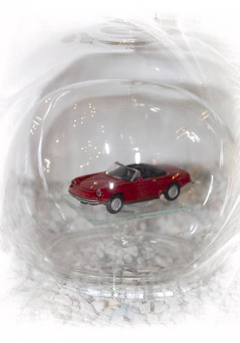 139248 Edelglasflasche "Oldtimer" Alfa Romeo