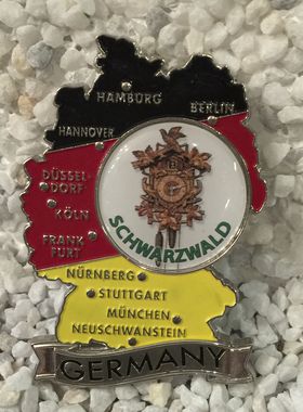 Magnet Germany mit Wappen Kuckucksuhr