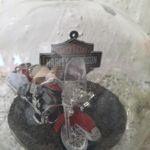 140196 Edelglasflasche "Harley Davidson"