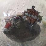 140196 Edelglasflasche "Harley Davidson"