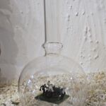 GLF1058 Edelglasflasche "Hochzeit" Bauer sucht Frau