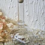 GLF1022 Edelglasflasche "Hochzeit" mit Stretchlimousine Cadillac