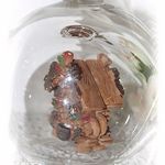 139253 Glasflasche "Schwarzwald" mit Kuckucksuhr