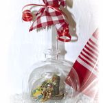 139342 Edelglasflasche mit Hexe und Mirabellenwässerle