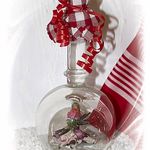 139341 Edelglasflasche mit Hexe und Obstwasser