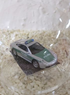 Edelglasflasche Porsche 911 "Polizei"
