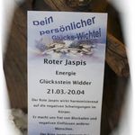 136367 Edelstein-Wichtel "Roter Jaspis" Widder