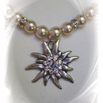 137320 Edelweiß-Kette "Verena" aprikot