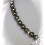 137318 Edelweiß-Kette "Verena" olivgrün