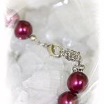 137316 Edelweiß-Ketten "Verena" weinrot