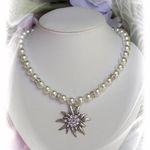 136154 Edelweiß-Ketten "Verena" weiss