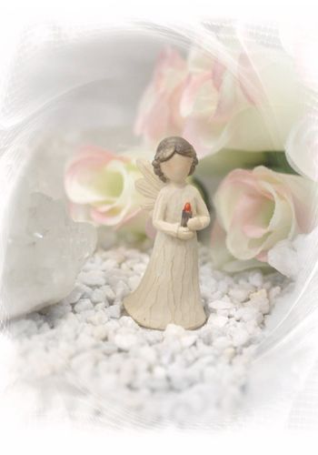 136669 Angelino Kleiner Schutzengel mit Kerze