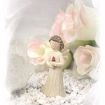 136669 Angelino Kleiner Schutzengel mit Kerze