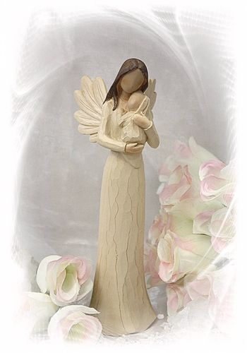 136685 Angelino Schutzengel handarbeit mit Baby