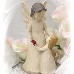 136671 Angelino Schutzengel mit Kind und Herz