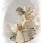 136671 Angelino Schutzengel mit Kind und Herz