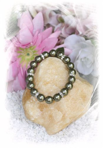 137335 Armband "Verena" olivgrün