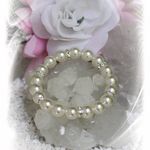 136159 Armband "Verena" weiss