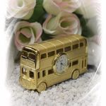 137917 Miniaturuhr "Doppeldeckerbus"