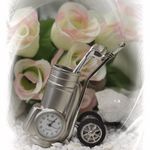 137912 Miniaturuhr "Golfwagen"