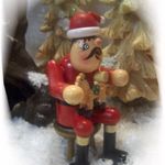 135437 Räuchermännle "Weihnachtsmann"