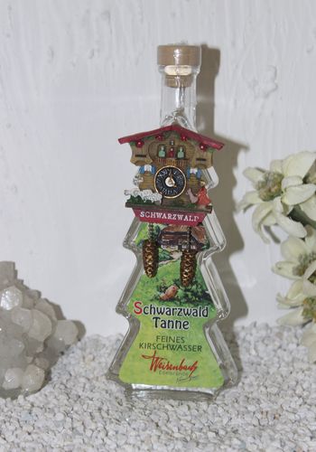 138784 Schwarzwälder "Schnapsbäumle" Kuckucksuhr 100ml Kirschwasser