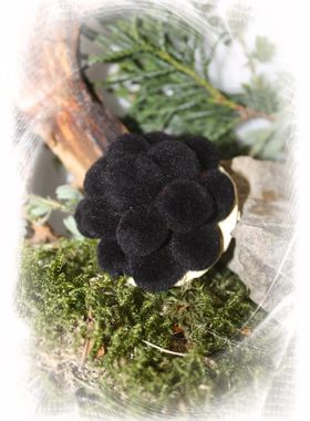 Schwarzwälder Bollenhut 5cm schwarz