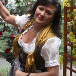 133936 Seidentuch "Wien" gold