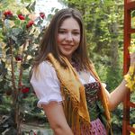 133936 Seidentuch "Wien" gold