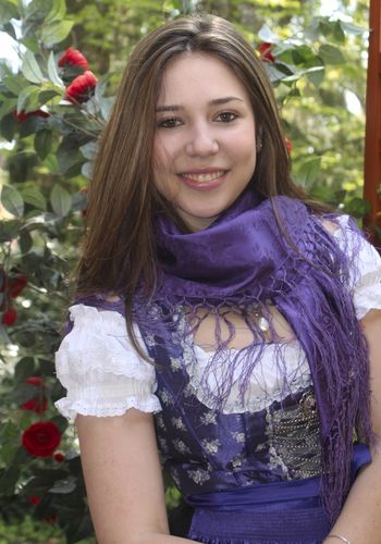 136350 Seidentuch "Wien" lila