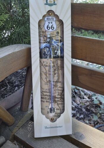 140149 Thermometer Route 66 Motorrad