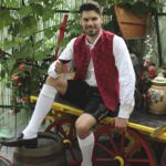 138534 Trachtenstrumpf "Johannes" und Musikerstrumpf weiss