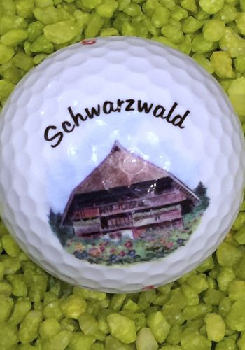 4000017 Golfball Schwarzwald Haus