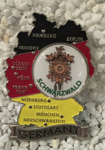400031 Magnet Germany mit Wappen Kuckucksuhr