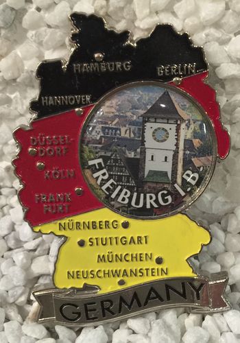 400032 Magnet Germany mit Wappen Freiburg im Schwarzwald