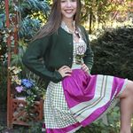 140621 Dirndljacke "Gutach" dunkelgrün