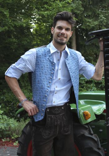 160007 Hemd "Stuttgart helblau