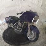 150708 Edelgalsflasche "Harley Davidson" blau