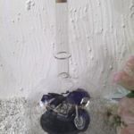 150708 Edelgalsflasche "Harley Davidson" blau