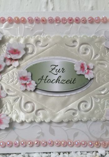 170000 Hochzeitskarte mit Blumen