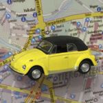 400082 Magnet "Oldtimer" VW Käfer mit Hard-Top gelb