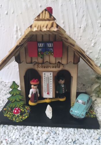 20000034 Wetterhaus "Ingolstadt" mit VW Käfer mintblau