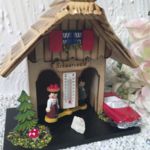 20000040 Wetterhaus "Florida" mit US Car Cabrio