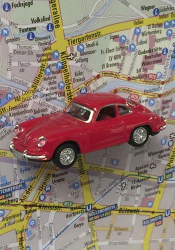 01100 Magnet "Oldtimer" Porsche 359 rot