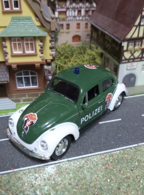 VW Polizei-Käfer Schwarzwald