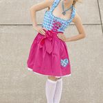 138576 Dirndl "Hallein" mit Schürze