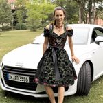 140210 Dirndl "Ingoldstadt" mit Edelschürze