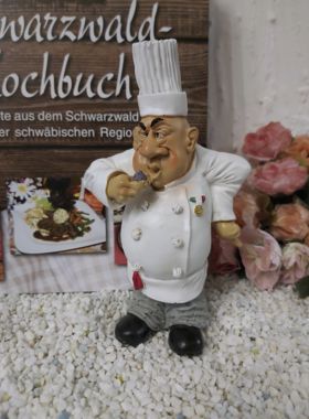 Schwarzwaldkochbuch mit Kochfigur