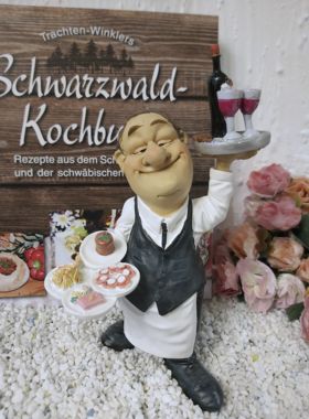 Schwarzwaldkochbuch mit Kochfigur Kellner