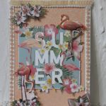 HK 1005 Karte Summer Flamingos